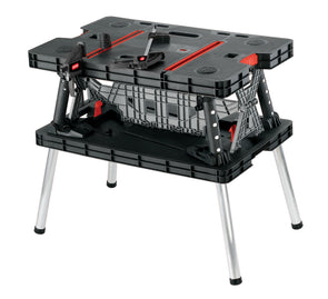 Keter Folding Work Table with Clamps