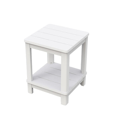 PRE ORDER: APRIL.- Keter Deluxe Side Table - White