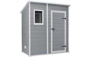 PRE ORDER: FEB.  - Keter Manor Pent 6x4 Garden Shed - Grey