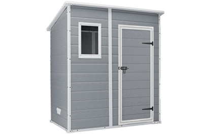 PRE ORDER: FEB.  - Keter Manor Pent 6x4 Garden Shed - Grey