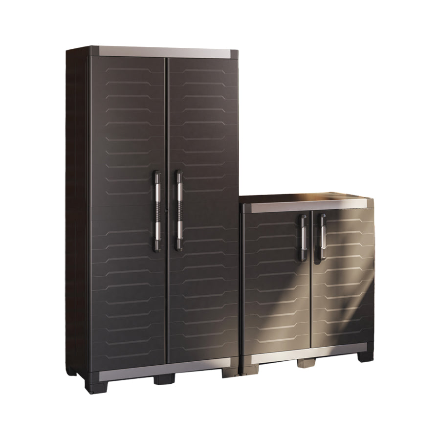 Keter XL Base/ XL Tall Storage Cabinets (Bundle) – Keter Australia